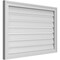 Ekena Millwork Vertical Surface Mount PVC Gable Vent: Functional, w/ 2"W x 1-1/2"P Brickmould Frame, 36"W x 24"H GVPVE36X2402SF - alternate 3